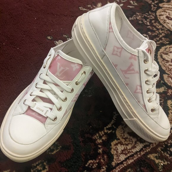 Louis Vuitton pink stellar trainers - Picture 1 of 4
